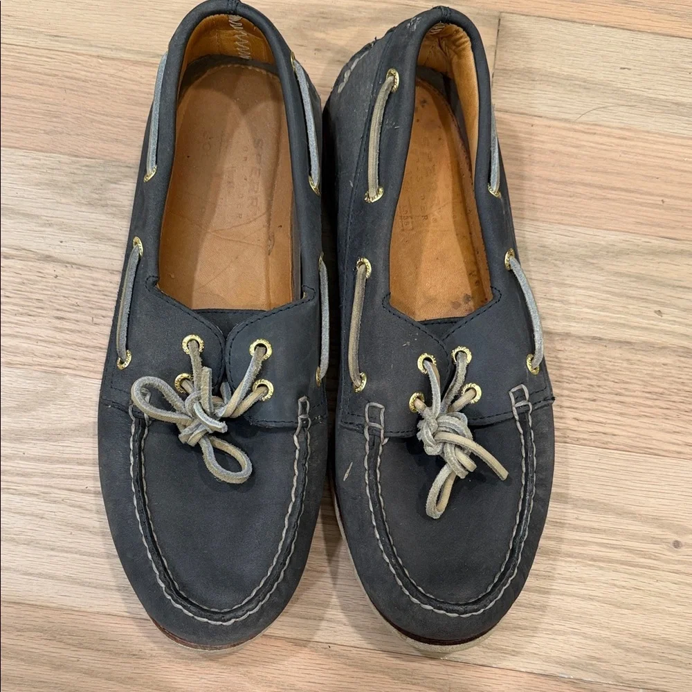 Sperry Men's Dark Gray Boat Shoes